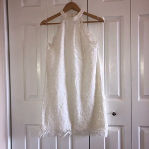Francescas white lace dress